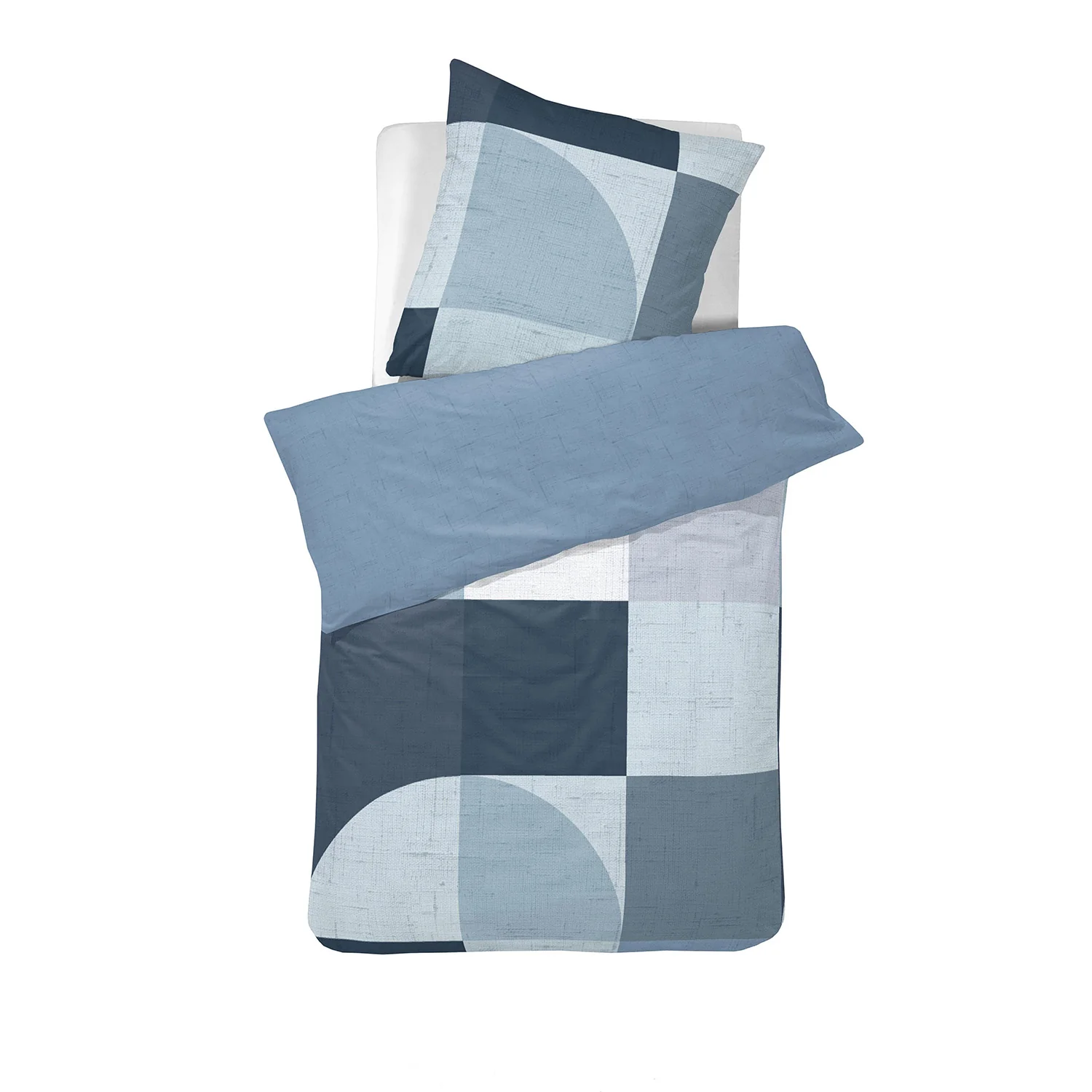 Rune dekbedovertrekset katoen blauw - Image 4